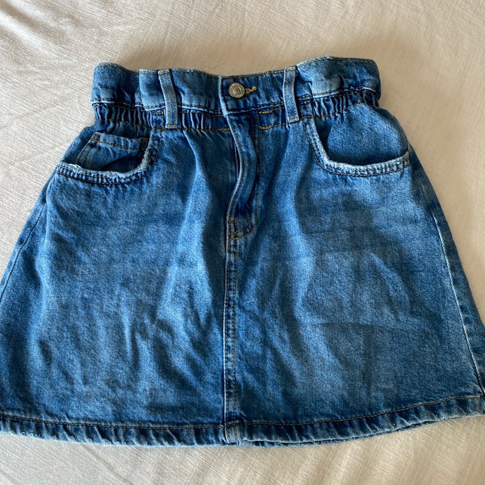 Zara girls denim skirt 11-12